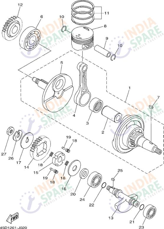 CRANKSHAFT & PISTON